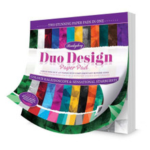 Hunkydory Crafts Duo Design Paper Pack- Color Kaleidoscope & Sensational Starbursts