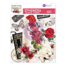 Prima Marketing- Magnolia Rouge- Cardstock Ephemera- 48pc