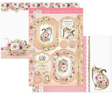 Hunkydory Crafts Wildlife Blossoms Topper Set- Blushing Blooms