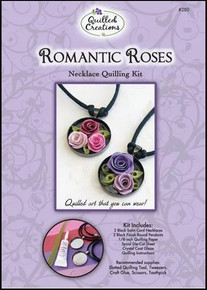 Quilled Creations- Romantic Roses Necklace Quilling Kit #280