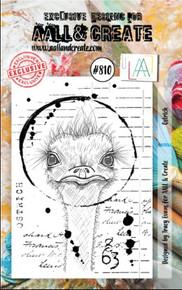 AALL & Create- Stamp Set #810- Ostrich