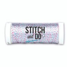 Stitch and Do Embroidery Sparkles Thread 120 m Roll- Multicolor Blue SDCDS21