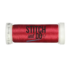 Find It Trading Stitch and Do Embroidery Thread 200 m Roll- Christmas Red SDCD34