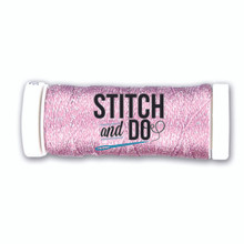 Stitch and Do Embroidery Sparkles Thread 120 m Roll- Pink SDCDS17