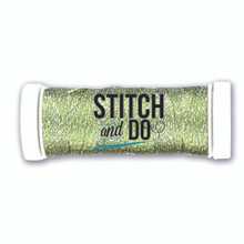 Stitch and Do Embroidery Sparkles Thread 120 m Roll- Lime SDCDS14