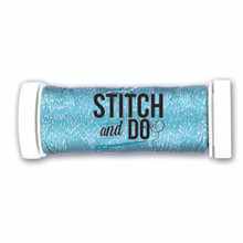 Stitch and Do Embroidery Sparkles Thread 120 m Roll- Turquoise SDCDS15