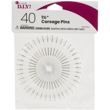 Cousin DIY 1.5" Corsage pins- 40/pk