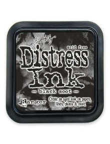 Ranger- Tim Holtz- Distress Ink Pad- Black Soot