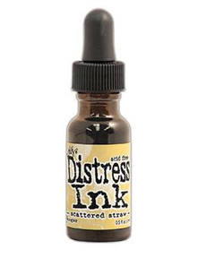 Ranger- Tim Holtz- Distress Ink Re-inker 0.5 fl oz- Scattered Straw
