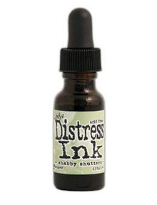 Ranger- Tim Holtz- Distress Ink Re-inker 0.5 fl oz- Shabby Shutters
