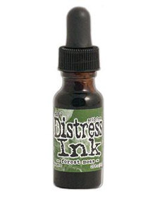 Ranger- Tim Holtz- Distress Ink Re-inker 0.5 fl oz- Forest Moss