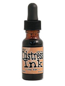 Ranger- Tim Holtz- Distress Ink Re-inker 0.5 fl oz- Tea Dye