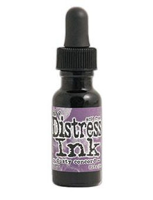 Ranger- Tim Holtz- Distress Ink Re-inker 0.5 fl oz- Dusty Concord