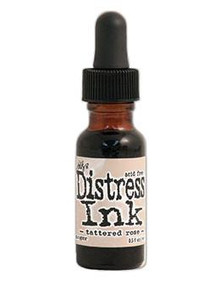 Ranger- Tim Holtz- Distress Ink Re-inker 0.5 fl oz- Tattered Rose