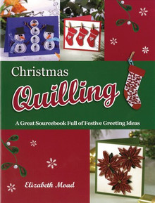 Christmas Quilling A Great Sourceboojk by Elizabeth Moad Near Perfect