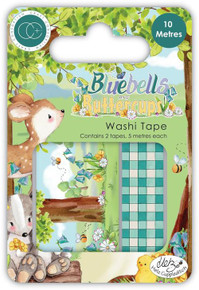 Craft Consortium Bluebells and Buttercups- Washi Tape- 2 tapes, 5 meters each