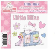 STRAWBERRY KISSES - LITTLE MISS - EZMount Stamp Set KITTEN