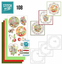Stitch and Do Embroidery on Paper kit Amy Design Outdoor Beauty Card Kit