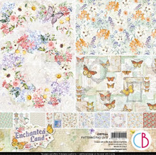 Ciao Bella 12"x 12" Patterns Paper Pad- 8 Double-sided papers- Enchanted Land CBT064