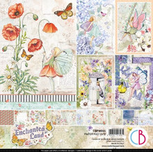 Ciao Bella 12"x 12" Paper Pad- 12 Double-sided papers- Enchanted Land