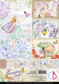 Ciao Bella A4 Creative Pad- 9 Double-sided papers- Enchanted Land