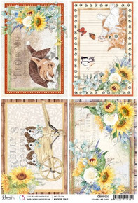 Ciao Bella Papercrafting Rice Paper- Country Life Cards