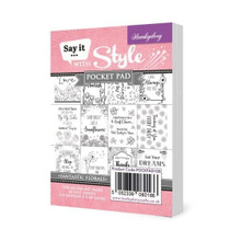 Hunkydory Crafts- Say It with Style Pocket Pad- Fantastic Florals POCKPAD108