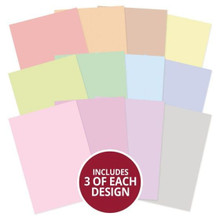 Hunkydory Crafts Stickables Die-Cut Self-Adhesive Paper Pack - Pretty Pastels