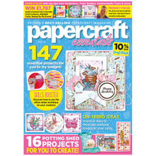 Papercraft Essentials Magazine Issue 225 - with Potting Shed 8x8 Paper Pad