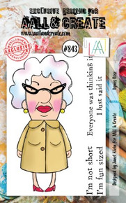 AALL & Create- Stamp Set #843- Agnes Rose