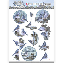 3D Push Out - Amy Design – Awesome Winter -Winter Birds