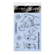 Hunkydory Crafts-For The Love of Stamps - Gnome for Christmas - Snow Much Fun - A6 Stamp