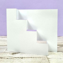 Hunkydory Crafts Luxury Shaped Card Blanks & Envelopes 5-Sets- Climbing Steps Card
