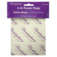 Hunkydory 10 Packs of 3D Foam Squares 5mm x 5mm x 2mm 440 Squares Per Pack