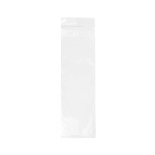 Clear Bags 3" x 10" LDPE Clear Zip Bags, 2 Mil (100 Pieces)