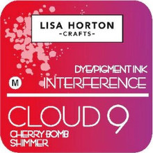 Lisa Horton Crafts- Cloud 9 Interference Dye/Pigment Ink- Cherry Bomb Shimmer