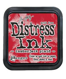 Ranger- Tim Holtz- Distress Ink Pad- Lumberjack Plaid
