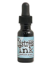 Ranger- Tim Holtz- Distress Ink Re-inker 0.5 fl oz- Tumbled Glass