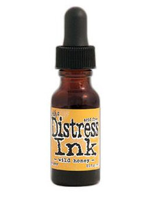Ranger- Tim Holtz- Distress Ink Re-inker 0.5 fl oz- Wild Honey
