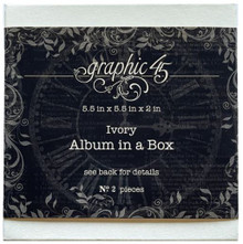 Graphic 45-Album in a Box Ivory