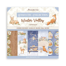Stamperia 12x12-inch Double-sided Paper Pad 10/pkg- Winter Valley, 10 Designs/1 Each