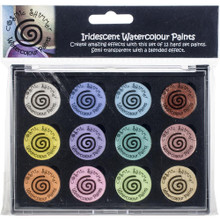 Cosmic Shimmer Iridescent Watercolour Paint Palette - Perfect Pastels- Set 8