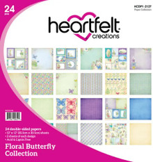 Heartfelt Creations Paper Collection- Floral Butterfly Collection