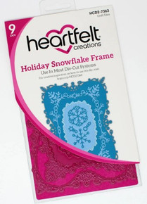 Heartfelt Creations- Metal Die- Holiday Snowflake Frame
