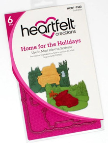 Heartfelt Creations Cut & Emboss Dies- Home for the Holidays
