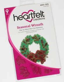 Heartfelt Creations Cut & Emboss Dies- Seasonal Wreath