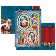 Hunkydory Crafts Christmas Classics Luxury Topper Set- Santa's on His Way CLASSIC23-907