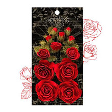 Graphic 45 Rose Bouquet Collection—Triumphant Red Paper Flowers