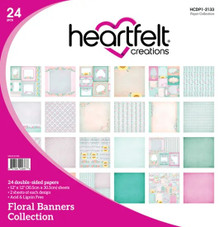 Heartfelt Creations Paper Collection- Floral Banners Collection