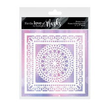 Hunkydory Crafts For the Love of Masks - Pretty Lace Frame & Background - FTLM397